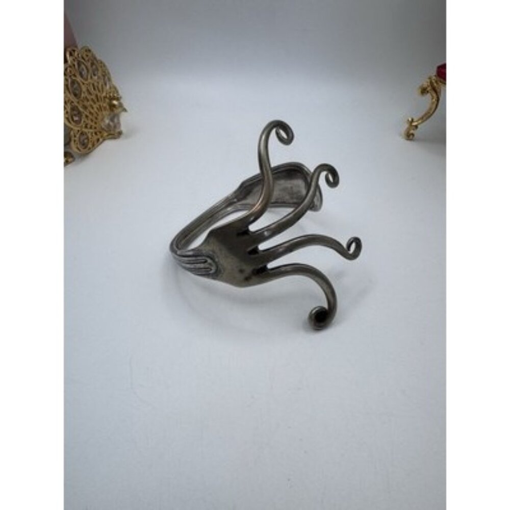 Antique Palais Royal Frenc Carved Fork Circa 18th Century Bracelet